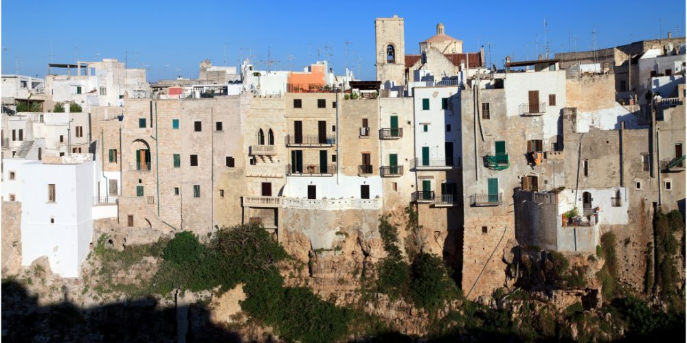 Il centro storico di Polignano a Mare